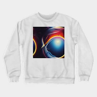 Multidimensional Swirls, Six Crewneck Sweatshirt